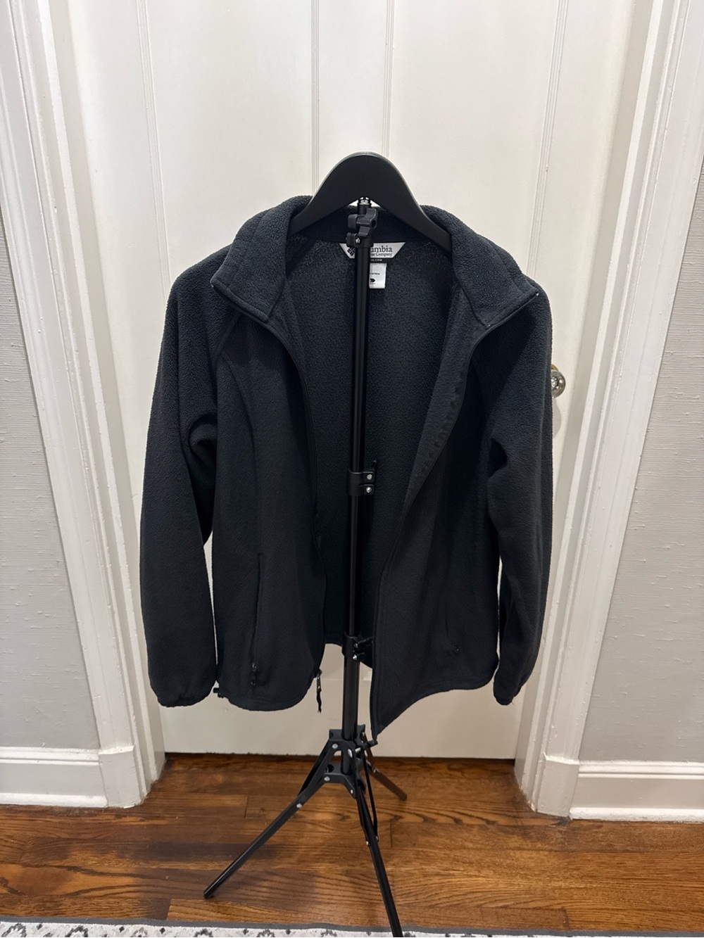 Columbia Black Lightweight Fleece Jacket
